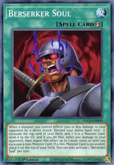 Berserker Soul Dragons of Legend: The Complete Series Yu-Gi-Oh! card