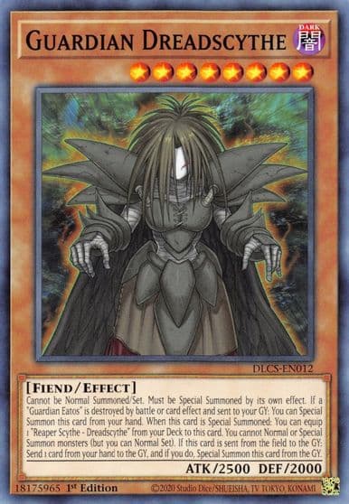 Guardian Dreadscythe Dragons of Legend: The Complete Series Yu-Gi-Oh! card