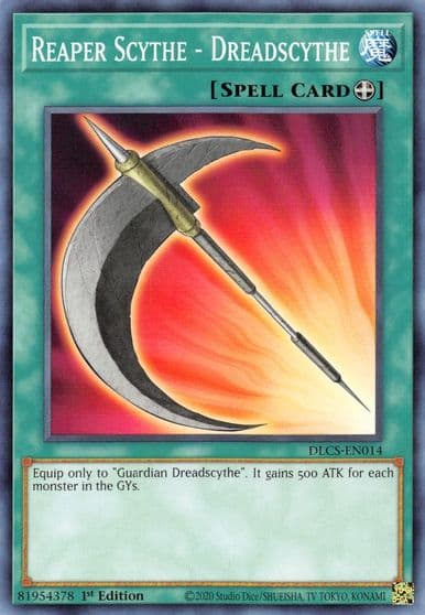 Reaper Scythe Dreadscythe Dragons of Legend: The Complete Series Yu-Gi-Oh! card
