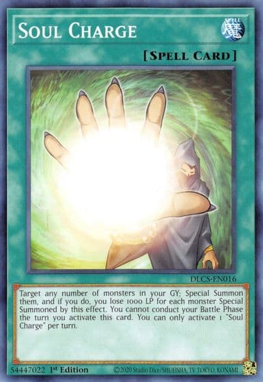 Soul Charge Dragons of Legend: The Complete Series Yu-Gi-Oh! card