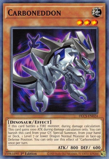 Carboneddon Dragons of Legend: The Complete Series Yu-Gi-Oh! card