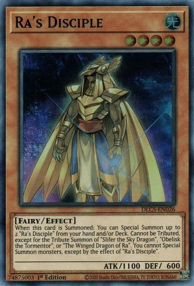 Ras Disciple Dragons of Legend: The Complete Series Yu-Gi-Oh! card