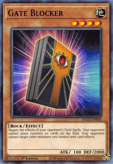 Gate Blocker Dragons of Legend: The Complete Series Yu-Gi-Oh! card