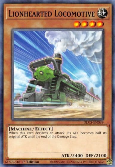 Lionhearted Locomotive Dragons of Legend: The Complete Series Yu-Gi-Oh! card
