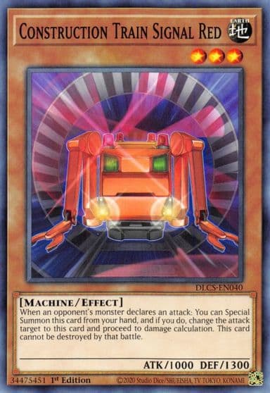 Construction Train Signal Red Dragons of Legend: The Complete Series Yu-Gi-Oh! card