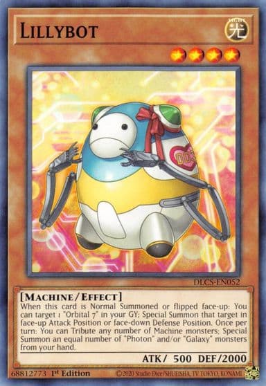 Lillybot Dragons of Legend: The Complete Series Yu-Gi-Oh! card