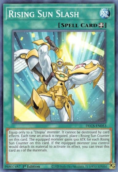 Rising Sun Slash Dragons of Legend: The Complete Series Yu-Gi-Oh! card