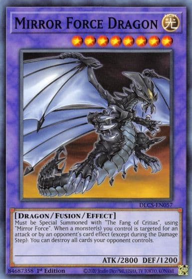 Mirror Force Dragon Dragons of Legend: The Complete Series Yu-Gi-Oh! card
