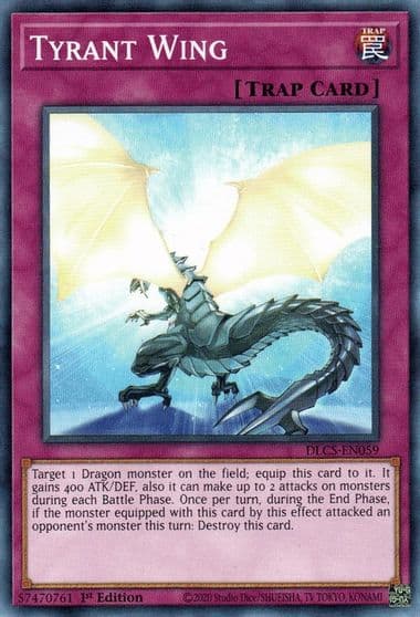 Tyrant Wing Dragons of Legend: The Complete Series Yu-Gi-Oh! card