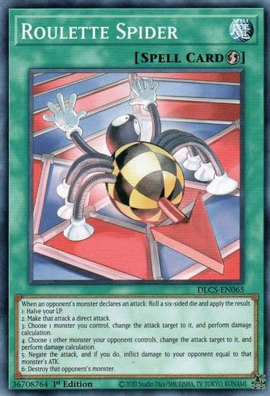 Roulette Spider Dragons of Legend: The Complete Series Yu-Gi-Oh! card