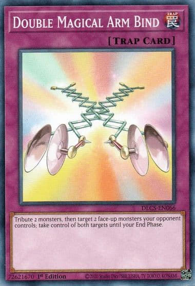 Double Magical Arm Bind Dragons of Legend: The Complete Series Yu-Gi-Oh! card