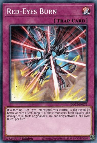 Red Eyes Burn Dragons of Legend: The Complete Series Yu-Gi-Oh! card
