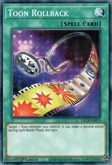 Toon Rollback Dragons of Legend: The Complete Series Yu-Gi-Oh! card