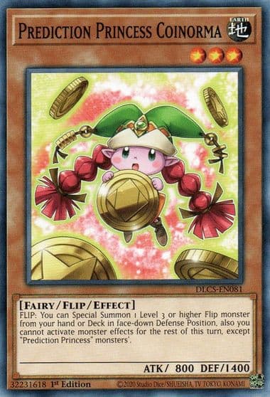 Prediction Princess Coinorma Dragons of Legend: The Complete Series Yu-Gi-Oh! card