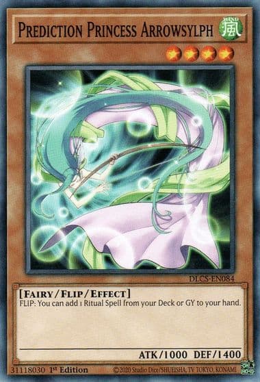 Prediction Princess Arrowsylph Dragons of Legend: The Complete Series Yu-Gi-Oh! card