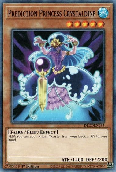 Prediction Princess Crystaldine Dragons of Legend: The Complete Series Yu-Gi-Oh! card