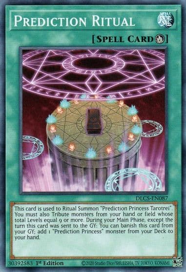 Prediction Ritual Dragons of Legend: The Complete Series Yu-Gi-Oh! card