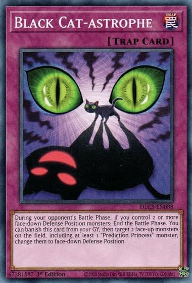 Black Cat astrophe Dragons of Legend: The Complete Series Yu-Gi-Oh! card