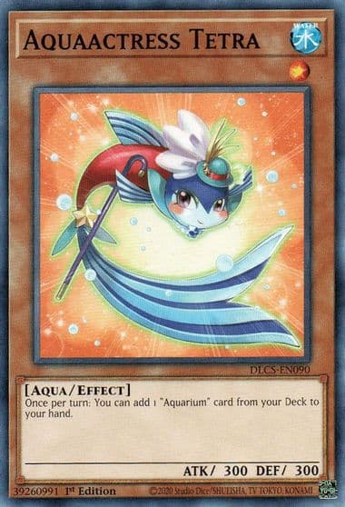 Aquaactress Tetra Dragons of Legend: The Complete Series Yu-Gi-Oh! card
