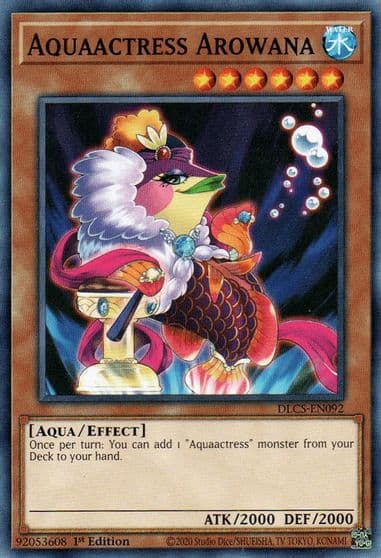Aquaactress Arowana Dragons of Legend: The Complete Series Yu-Gi-Oh! card