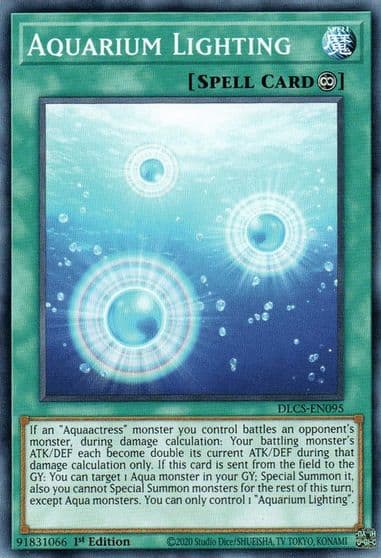 Aquarium Lighting Dragons of Legend: The Complete Series Yu-Gi-Oh! card