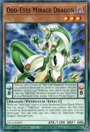 Odd Eyes Mirage Dragon Dragons of Legend: The Complete Series Yu-Gi-Oh! card