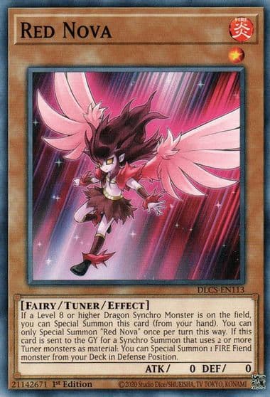 Red Nova Dragons of Legend: The Complete Series Yu-Gi-Oh! card