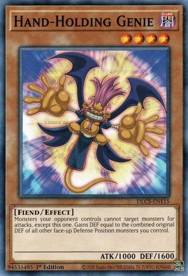 Hand Holding Genie Dragons of Legend: The Complete Series Yu-Gi-Oh! card