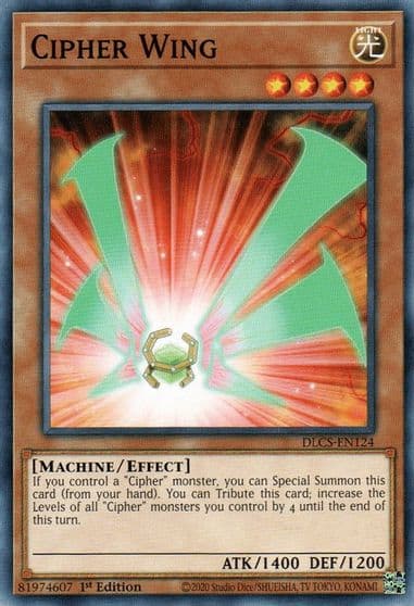 Cipher Wing Dragons of Legend: The Complete Series Yu-Gi-Oh! card