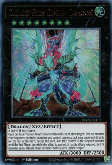Galaxy Eyes Cipher Dragon Dragons of Legend: The Complete Series Yu-Gi-Oh! card