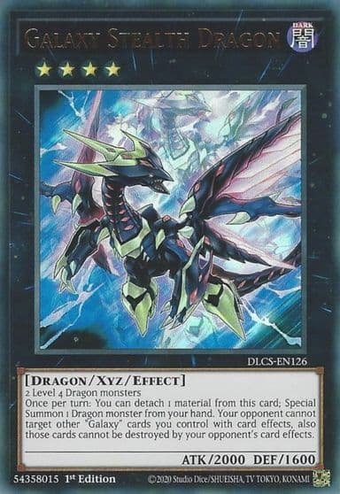 Galaxy Stealth Dragon Dragons of Legend: The Complete Series Yu-Gi-Oh! card