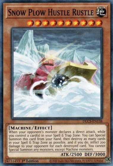Snow Plow Hustle Rustle Dragons of Legend: The Complete Series Yu-Gi-Oh! card