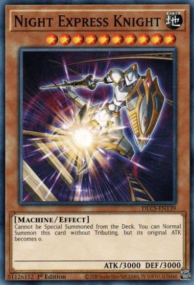 Night Express Knight Dragons of Legend: The Complete Series Yu-Gi-Oh! card