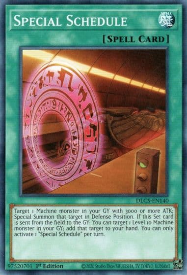 Special Schedule Dragons of Legend: The Complete Series Yu-Gi-Oh! card