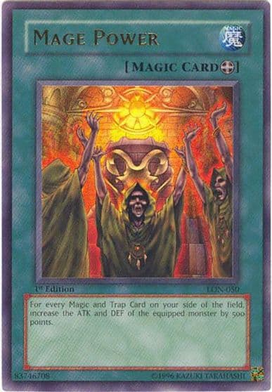 Mage Power Labyrinth of Nightmare Yu-Gi-Oh! card