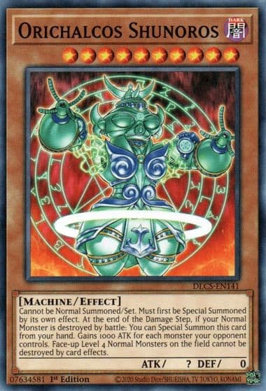Orichalcos Shunoros Dragons of Legend: The Complete Series Yu-Gi-Oh! card