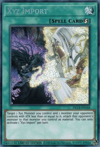 Xyz Import Dragons of Legend: The Complete Series Yu-Gi-Oh! card