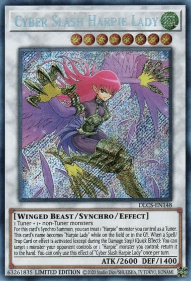 Cyber Slash Harpie Lady Dragons of Legend: The Complete Series Yu-Gi-Oh! card