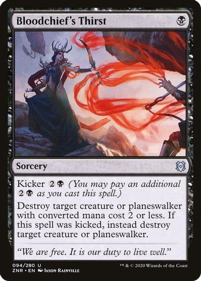 Bloodchiefs Thirst Zendikar Rising Magic card