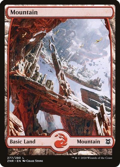 Mountain 277 Full Art Zendikar Rising Magic card
