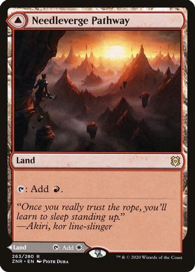 Needleverge Pathway Zendikar Rising Magic card