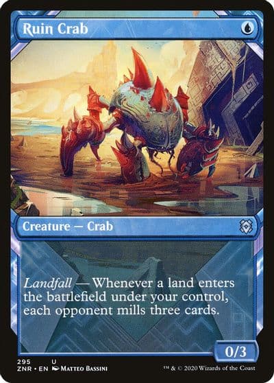 Ruin Crab Showcase Zendikar Rising Magic card
