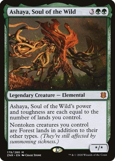 Ashaya Soul of the Wild Zendikar Rising Magic card