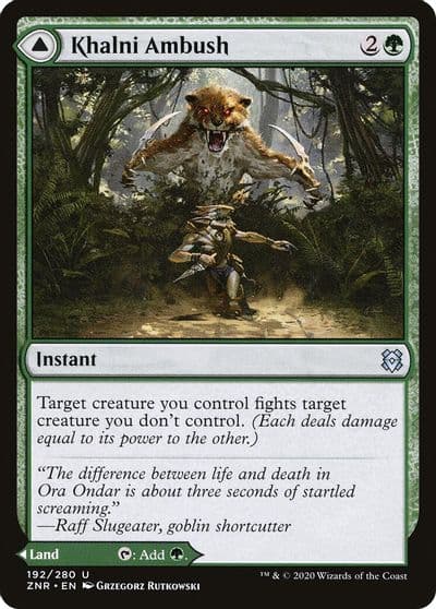 Khalni Ambush Zendikar Rising Magic card