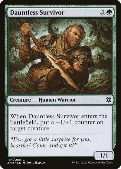 Dauntless Survivor Zendikar Rising Magic card