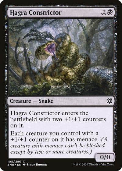 Hagra Constrictor Zendikar Rising Magic card