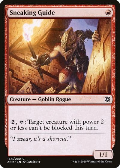 Sneaking Guide Zendikar Rising Magic card