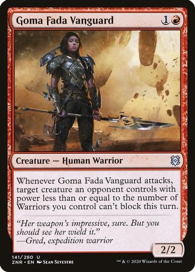 Goma Fada Vanguard Zendikar Rising Magic card