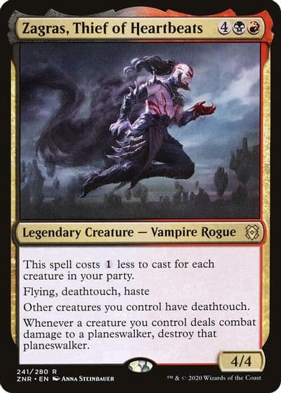 Zagras Thief of Heartbeats Zendikar Rising Magic card