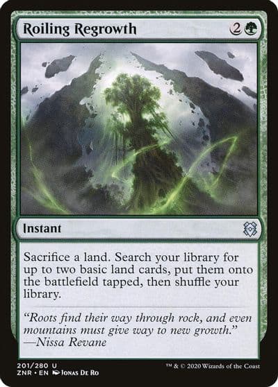 Roiling Regrowth Zendikar Rising Magic card